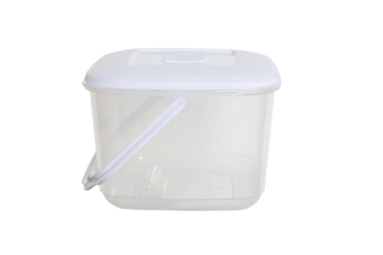 Whitefurze 6lt Canister & Handle Food Box Whitefurze 6lt Canister & Handle Food Box